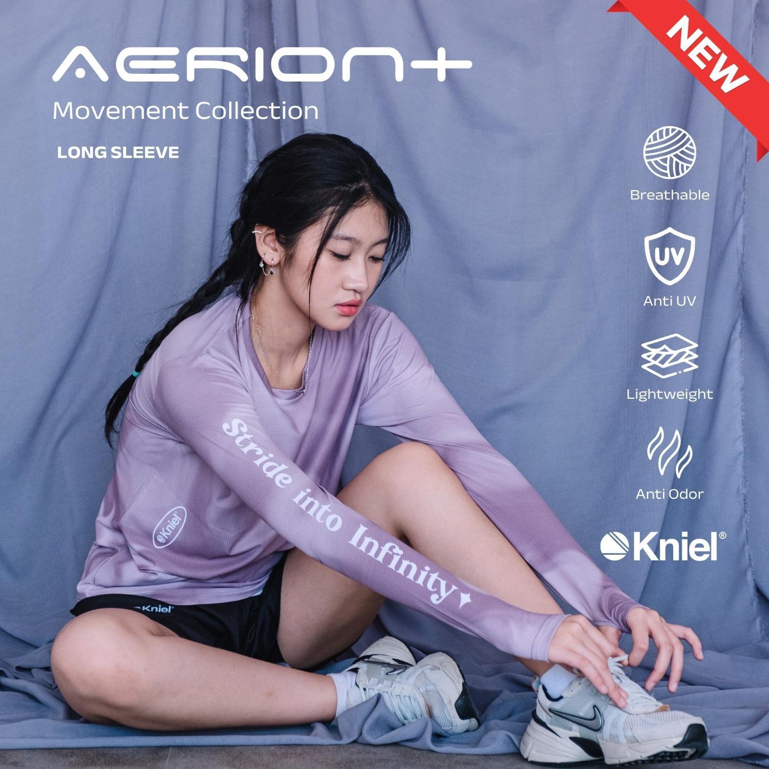 Aerion+ Women Series Long Sleeve [NEW COLOR] - Running Jersey Olahraga Kniel