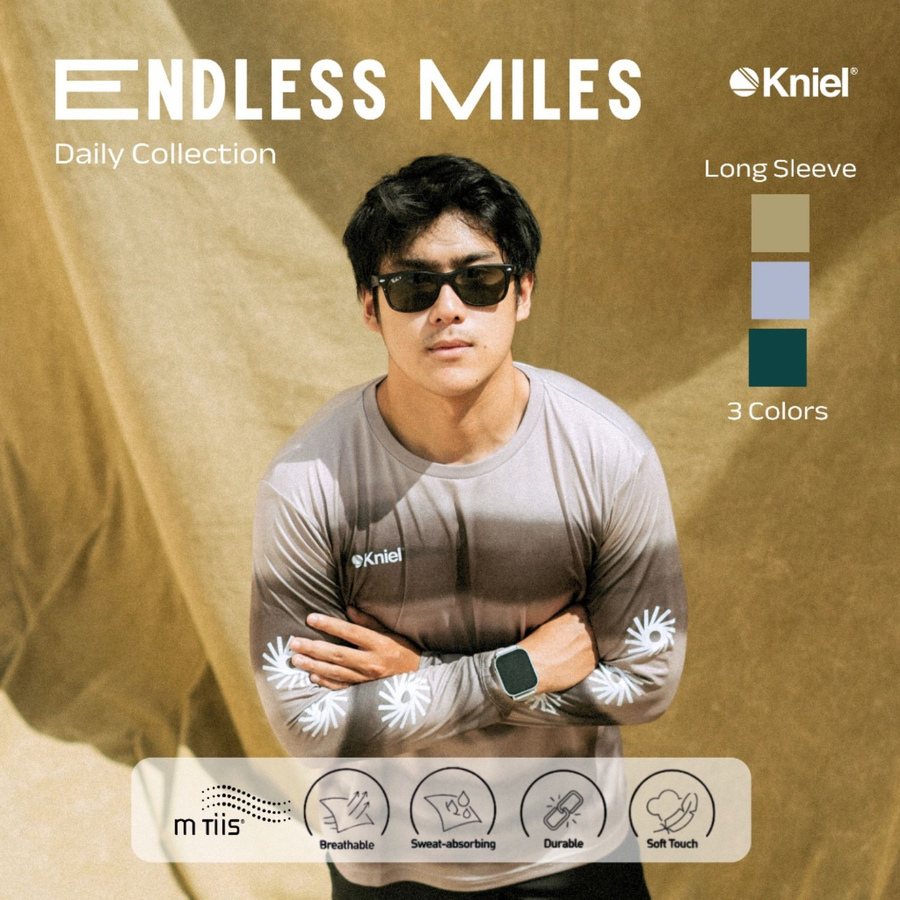 Endless Miles [NEW] Men Long Sleeve – Jersey Olahraga Kniel Daily Collection
