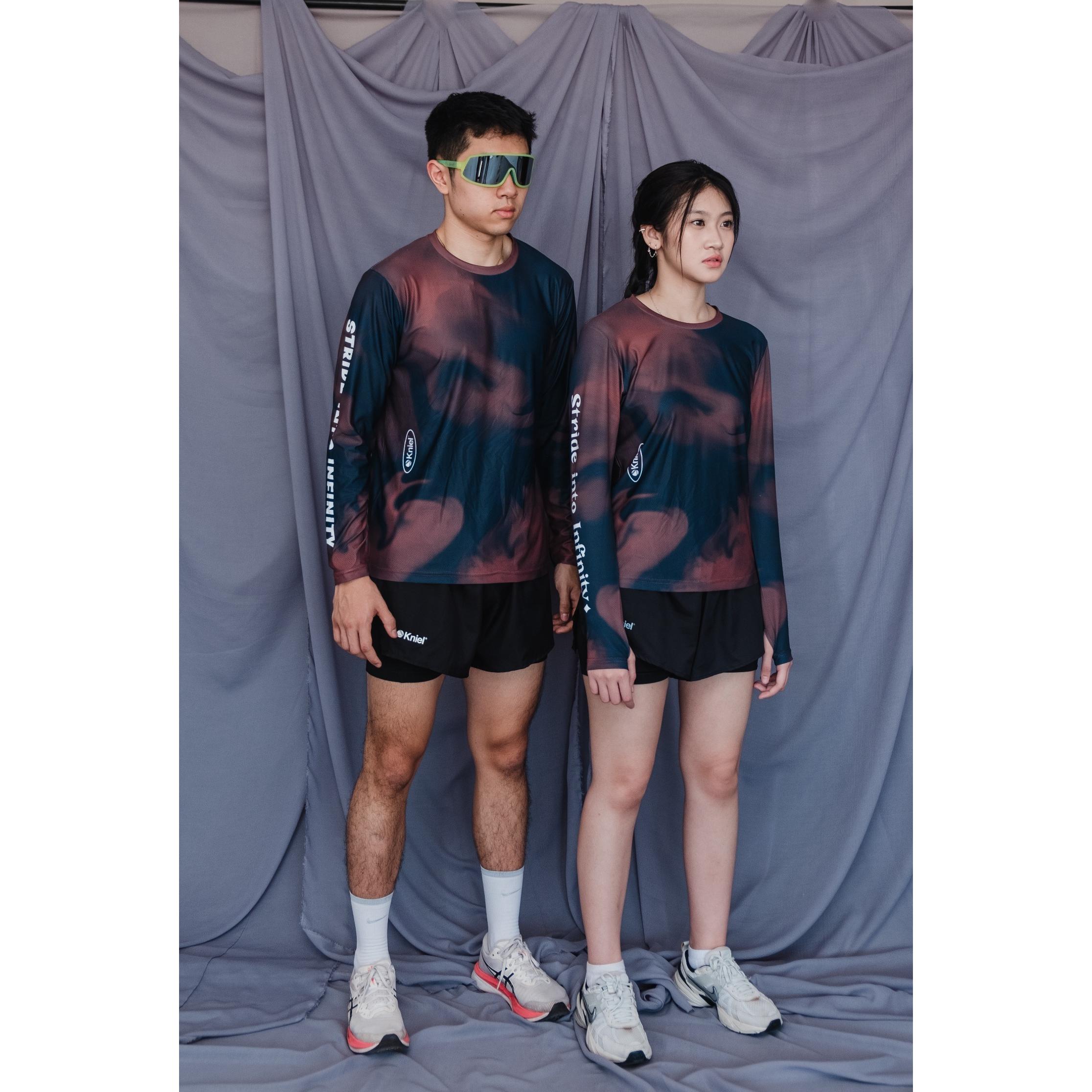 Aerion+ Men Series  Long Sleeve [NEW COLOR] – Running Jersey Olahraga Kniel - Detail