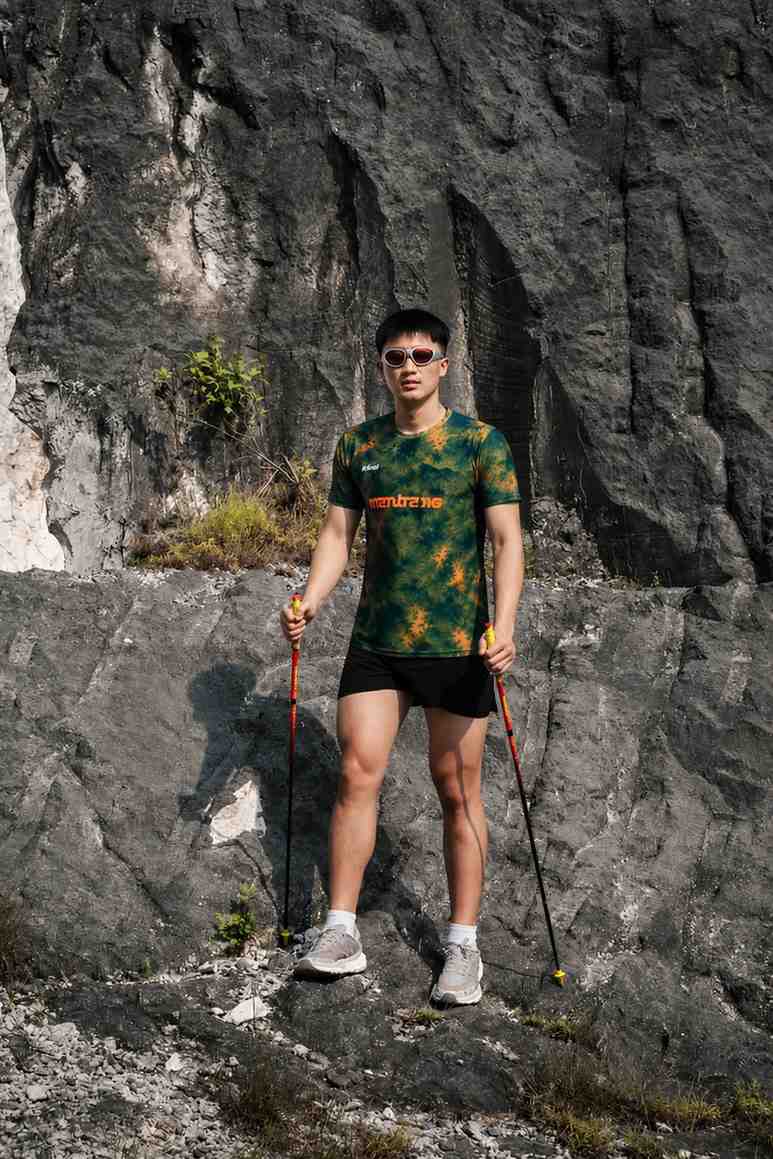 Mantra 116 Elevation Series [NEW] Men Short Sleeve – Jersey Olahraga Lari Pria Kniel Collection - Detail