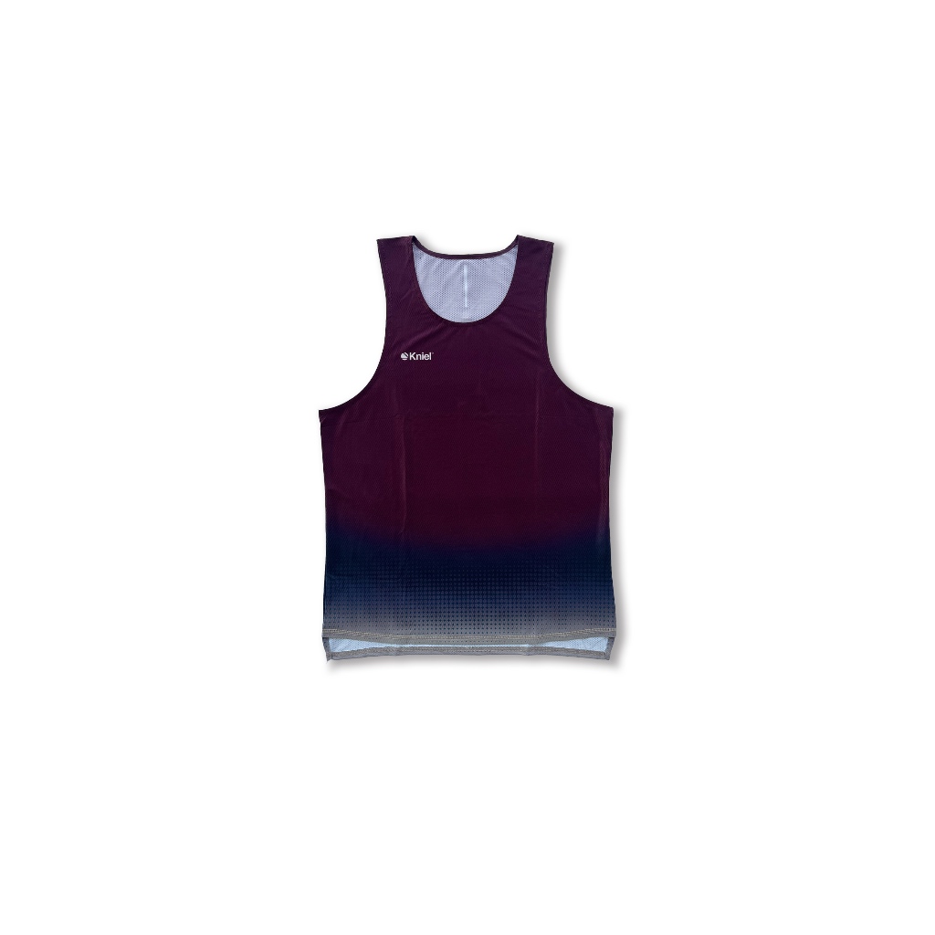 Men Running Tank Jersey Kniel – Solarize Gradation Series - Detail