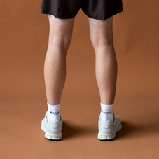 Athletic Socks Kaos Kaki Kniel – White - Detail