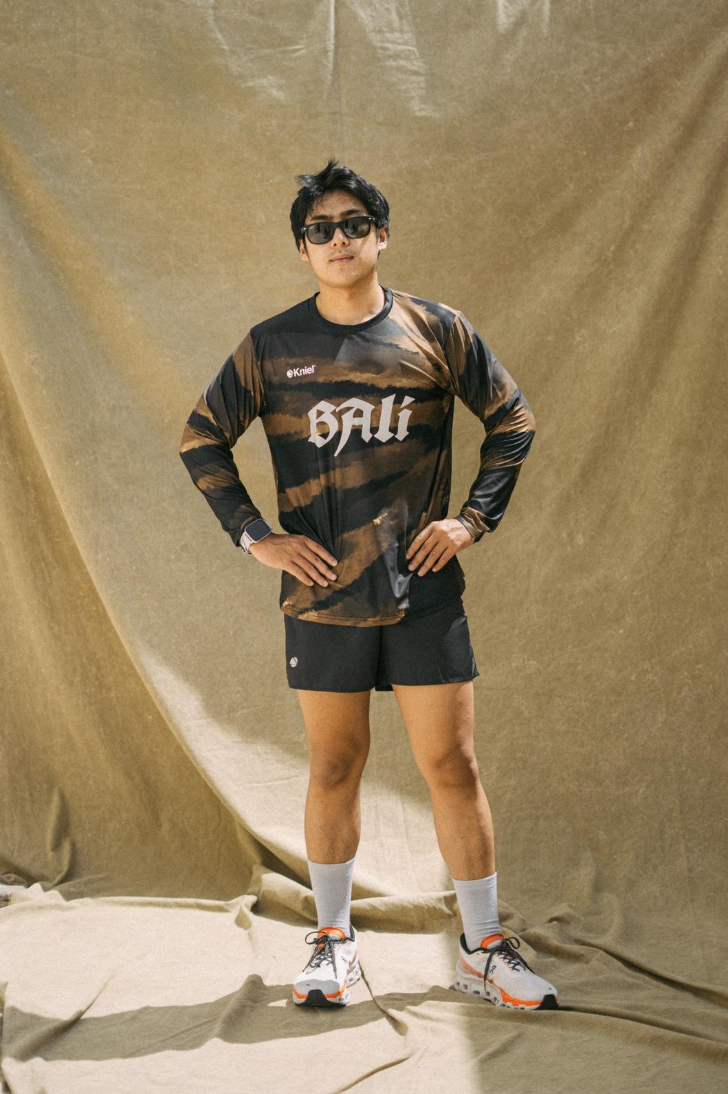 CITY SERIES – Bali Edition [NEW] – Running Jersey Long Sleeve Men with “Bali” Text