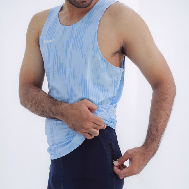 Men & Women Running Jersey Kniel – Solarize Pattern Series - Detail