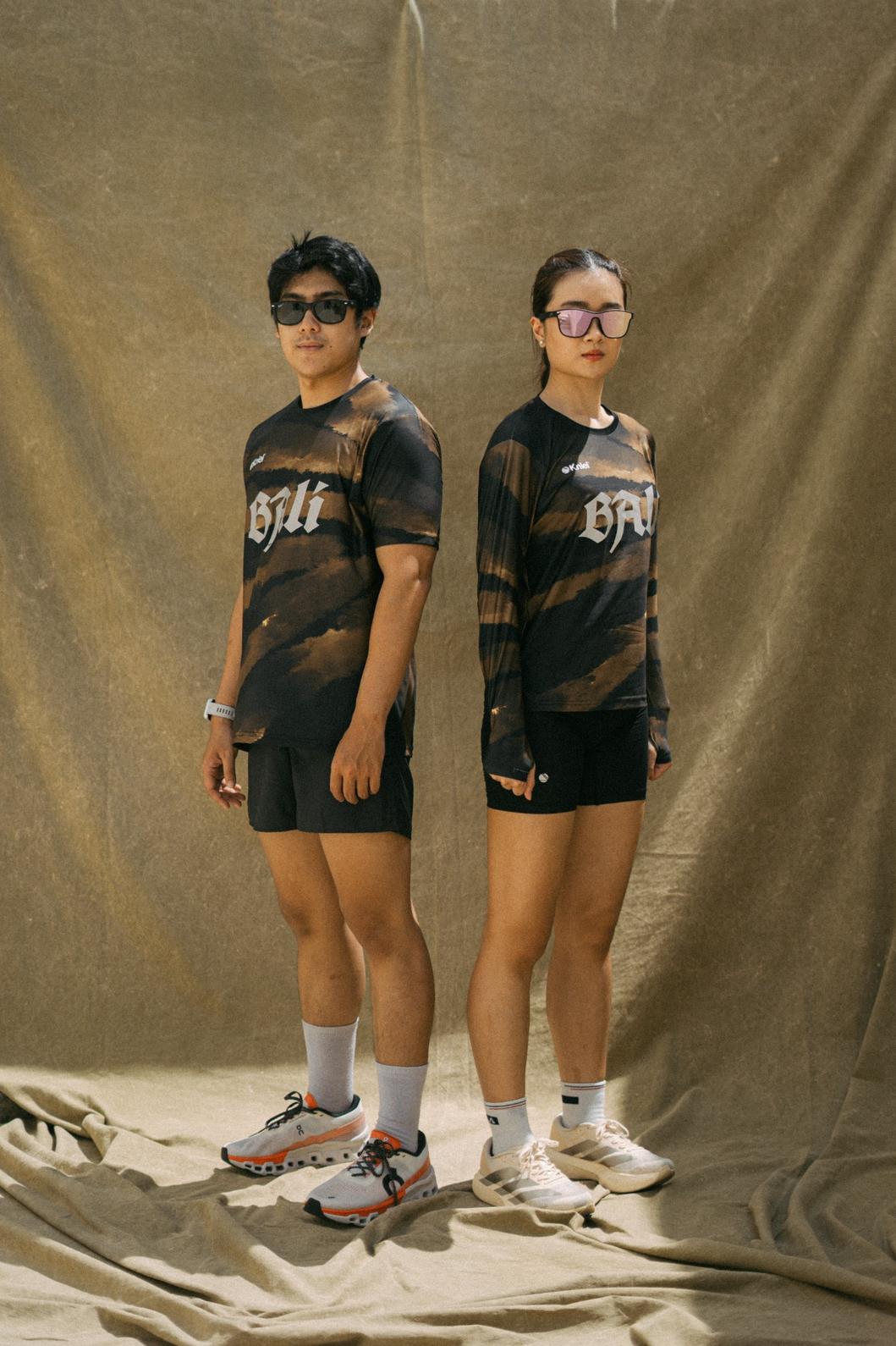 CITY SERIES – Bali Edition [NEW] – Running Jersey Short Sleeve Men with “Bali” Text - Detail